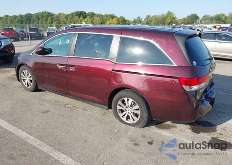 2014 Honda Odyssey Ex-L из США, поврежденный, VIN 5FNRL5H68EB073226